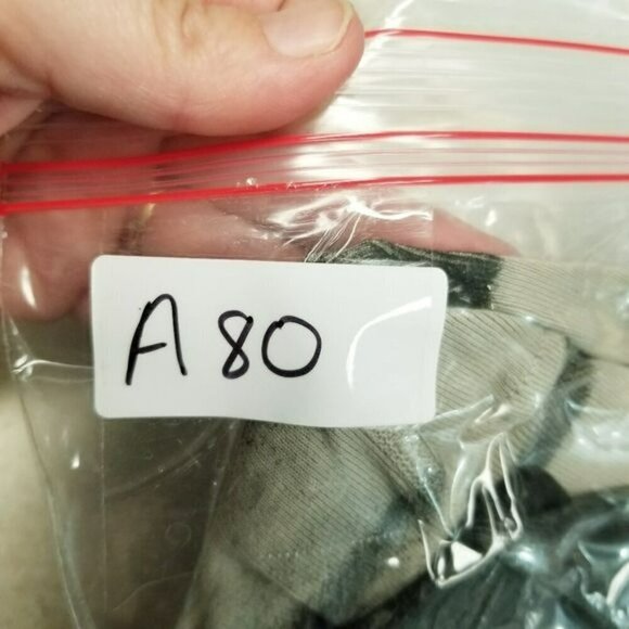 NWOT Barbara Lesser Tie Dye Cardigan Jacket Black Ivory Full Snap Closure Sz M - Picture 9 of 9